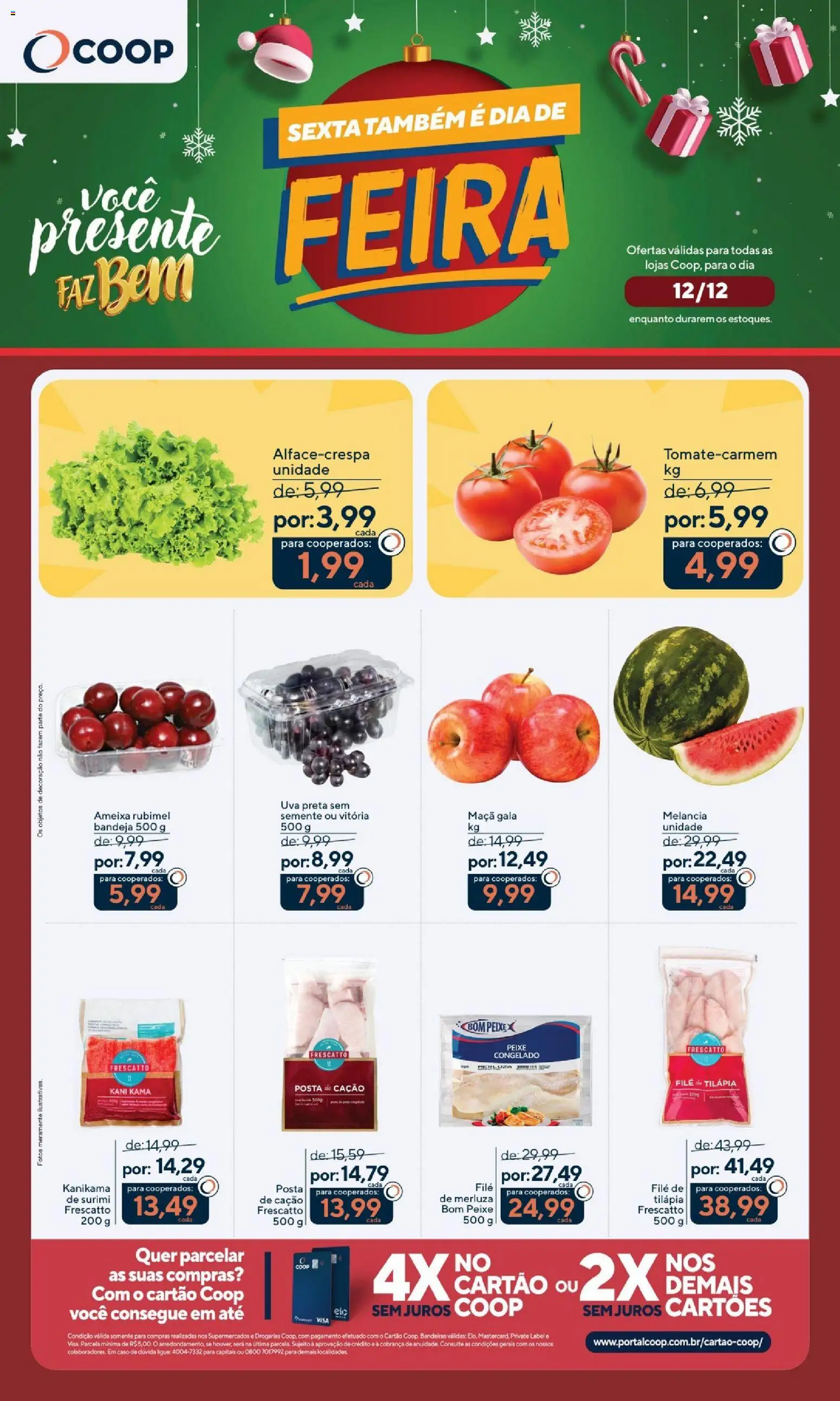Pré-Visualização do folheto "Ofertas Dia de Feira" da loja Coop válido a partir de 12/12/2025