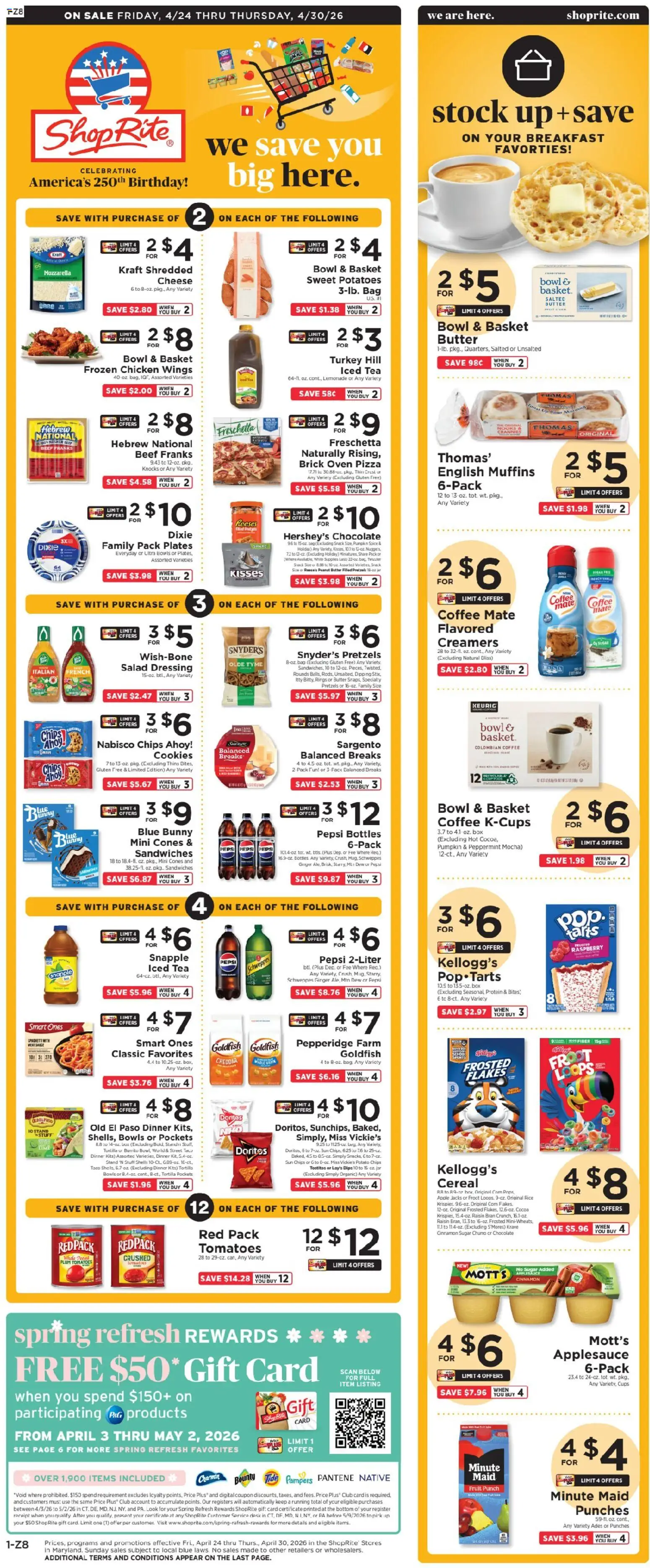 Ad Preview of ShopRite ShopRite Weekly Ad from 04/24/2026