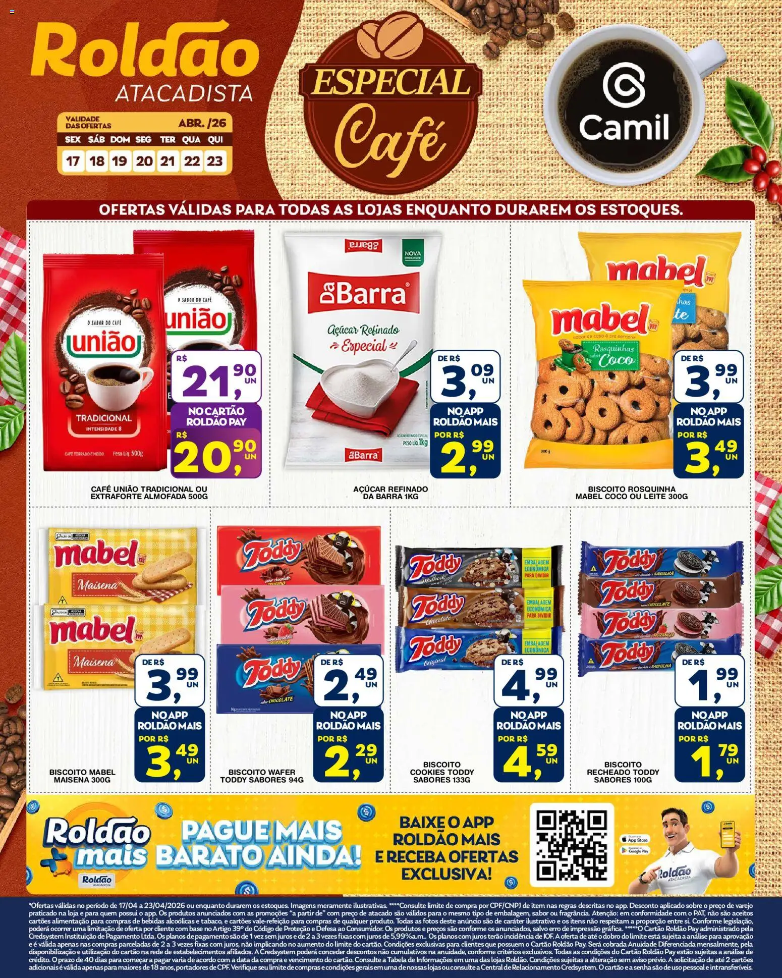 Pré-Visualização do folheto "Roldão ofertas Camil" da loja Roldão válido a partir de 17/04/2026