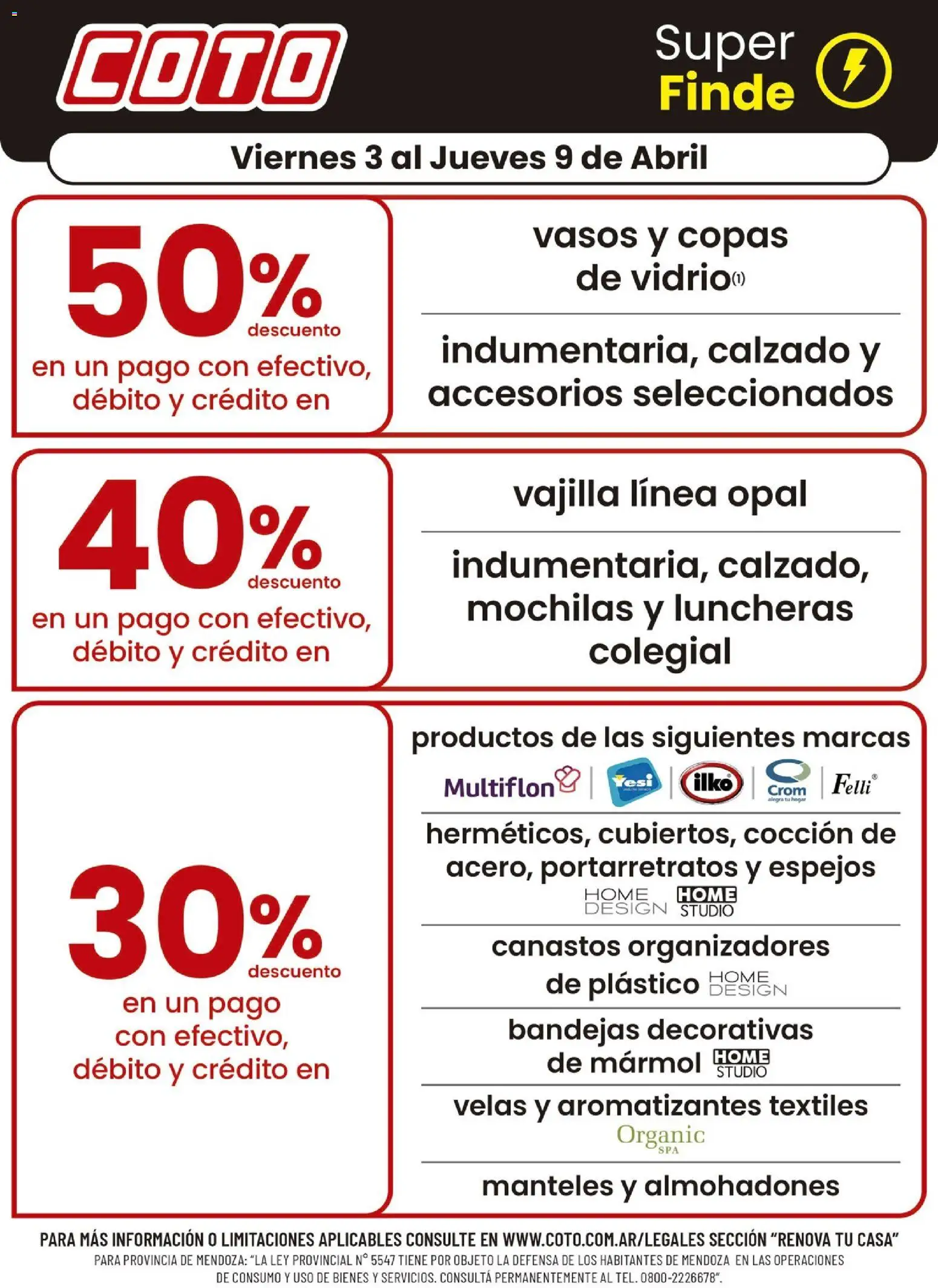 Vista previa del folleto de la tienda Coto válido desde el 03/04/2026 