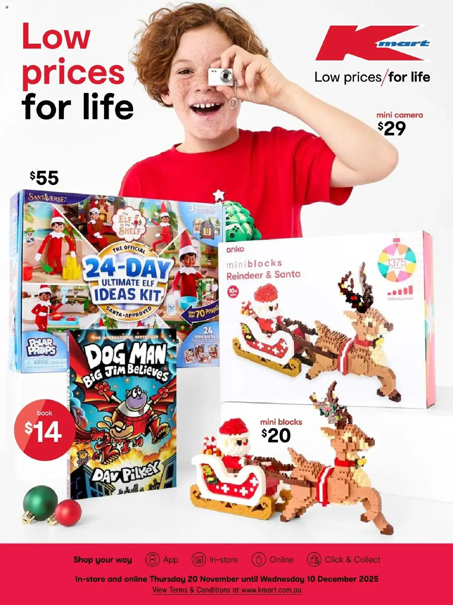 Preview of catalogue Christmas Gifting from shop Kmart valid 19/11/2025