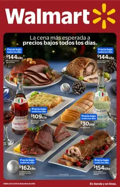 Vista previa las ofertas de la tienda Walmart - Catálogo La cena más esperada a precios bajos desde el 03/12/2025 