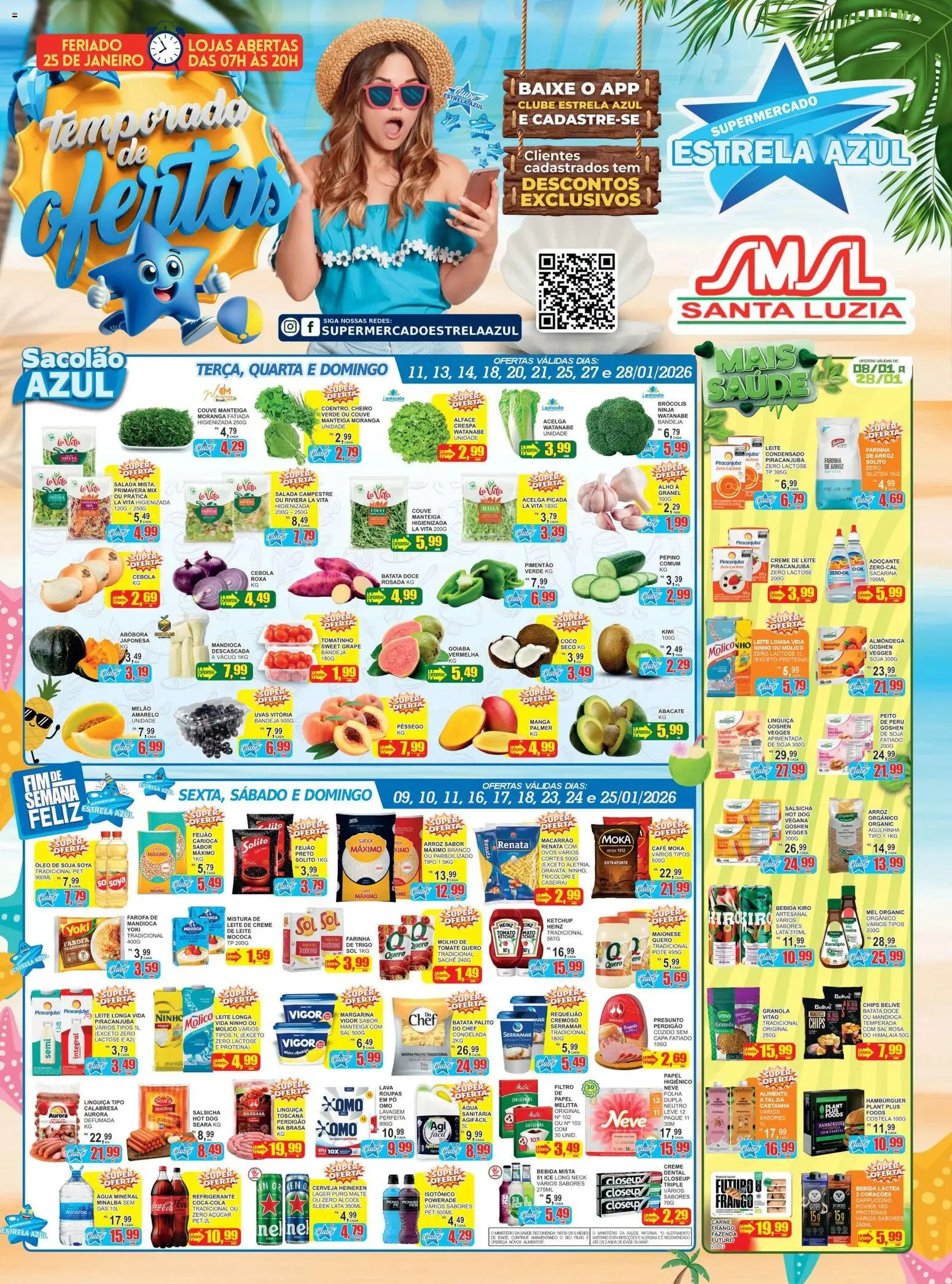 Pré-Visualização do folheto "Ofertas da semana" da loja Estrela Azul válido a partir de 08/01/2026
