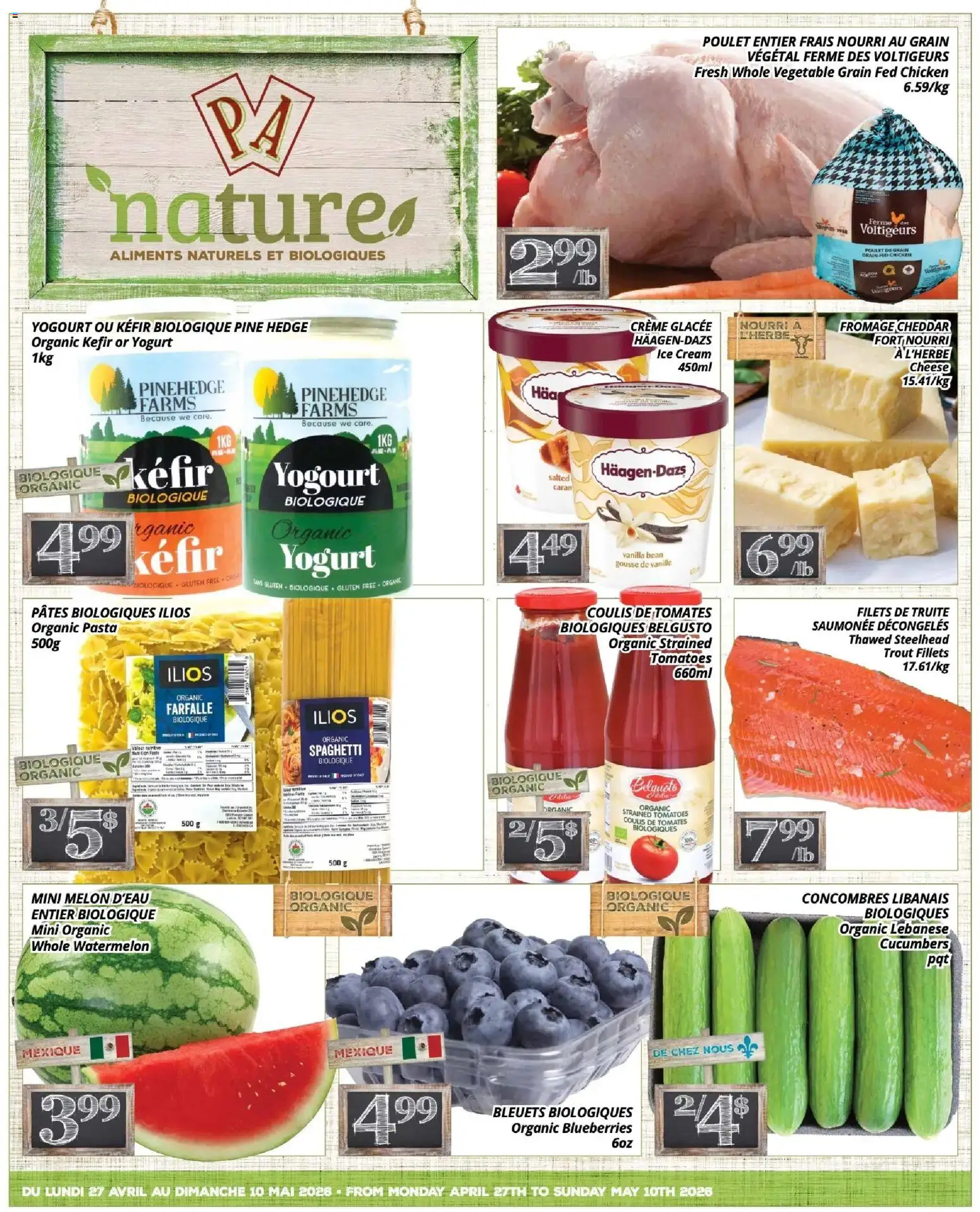 Preview of leaflet Pa Supermarché - nature Flyer from shop Pa Supermarché is valid from Apr 27, 2026