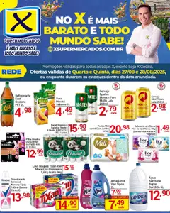 Pré-Visualização do folheto "Ofertas da semana" da loja X Supermercados válido a partir de 27/08/2025