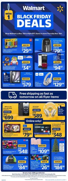 Preview of leaflet Weekly Flyer from shop Walmart is valid from Nov 13, 2025 | Page: 16