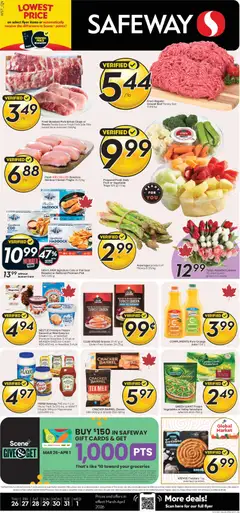 Preview of leaflet Safeway weekly flyer / circulaire from shop Safeway is valid from Mar 26, 2026