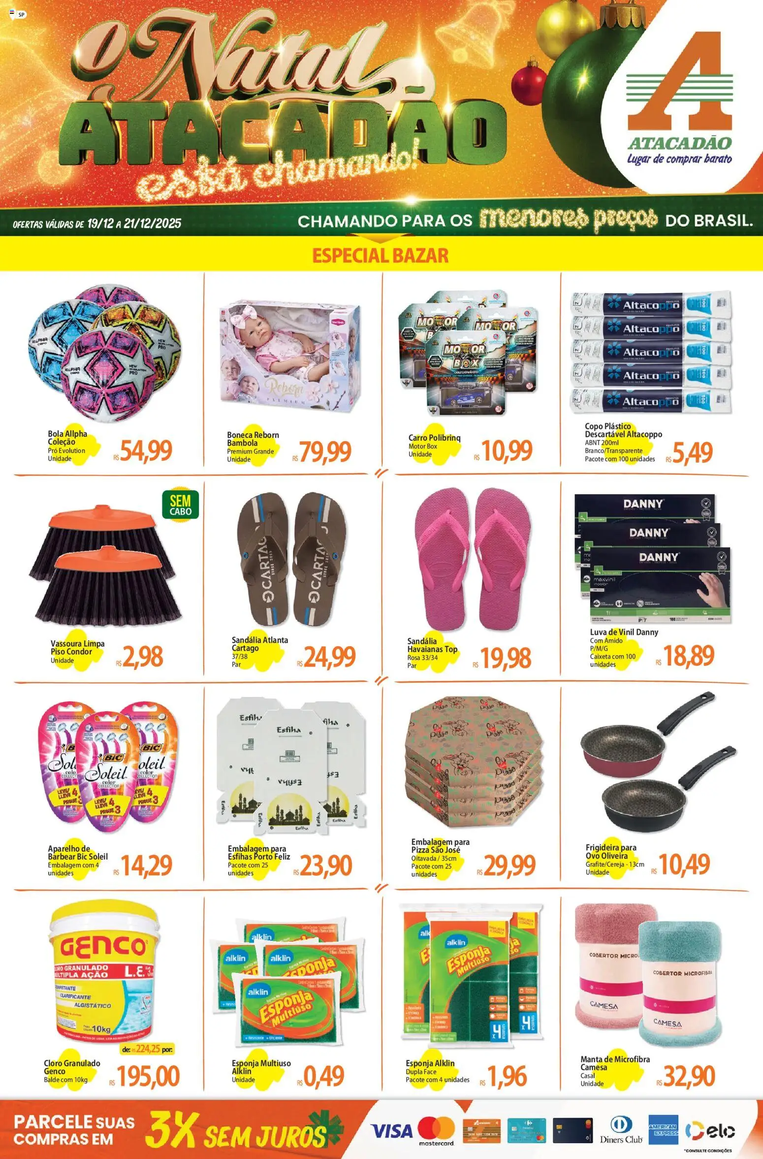 Pré-Visualização do folheto "Ofertas - SP" da loja Atacadão válido a partir de 19/12/2025