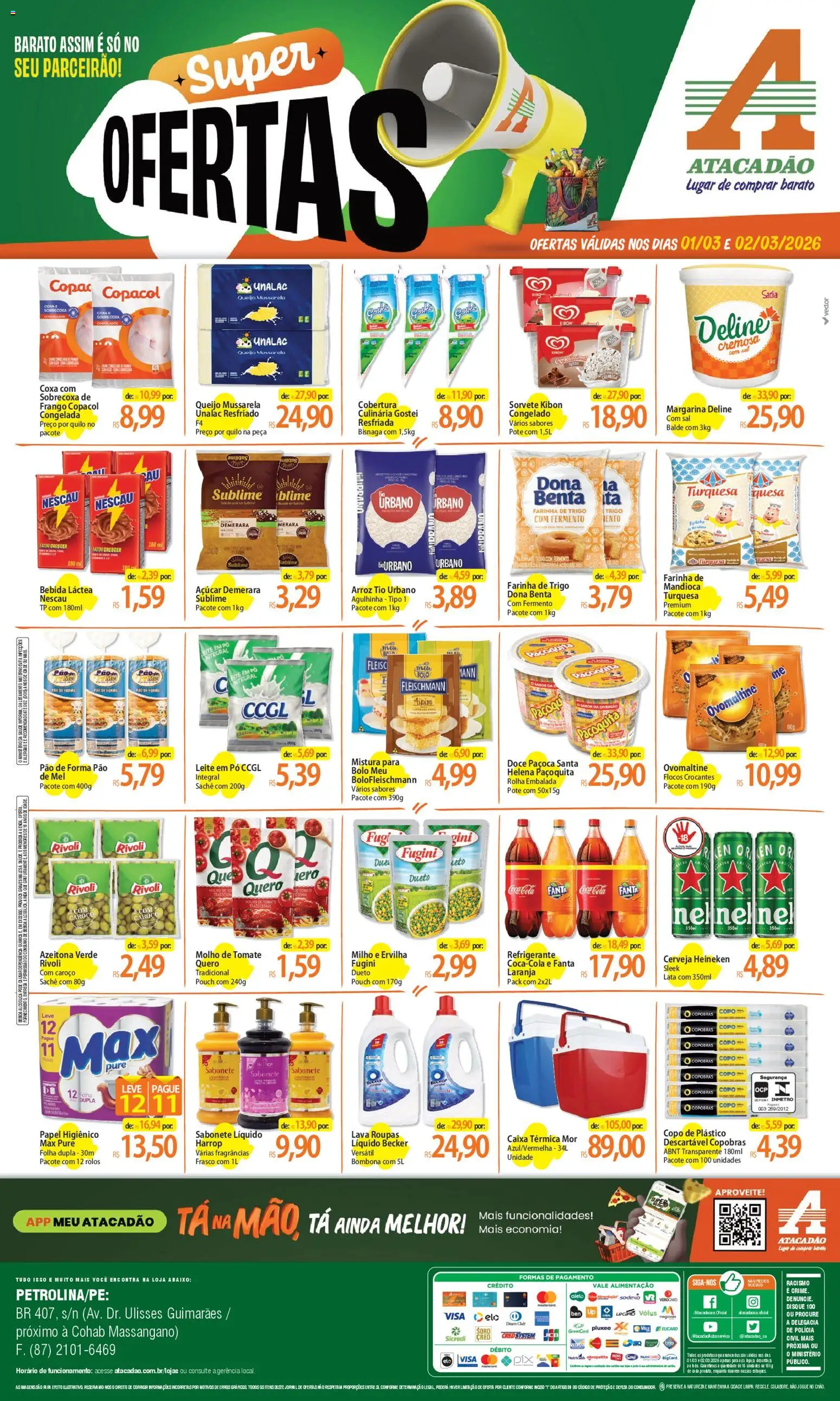 Pré-Visualização do folheto "ofertas - PE" da loja Atacadão válido a partir de 01/03/2026