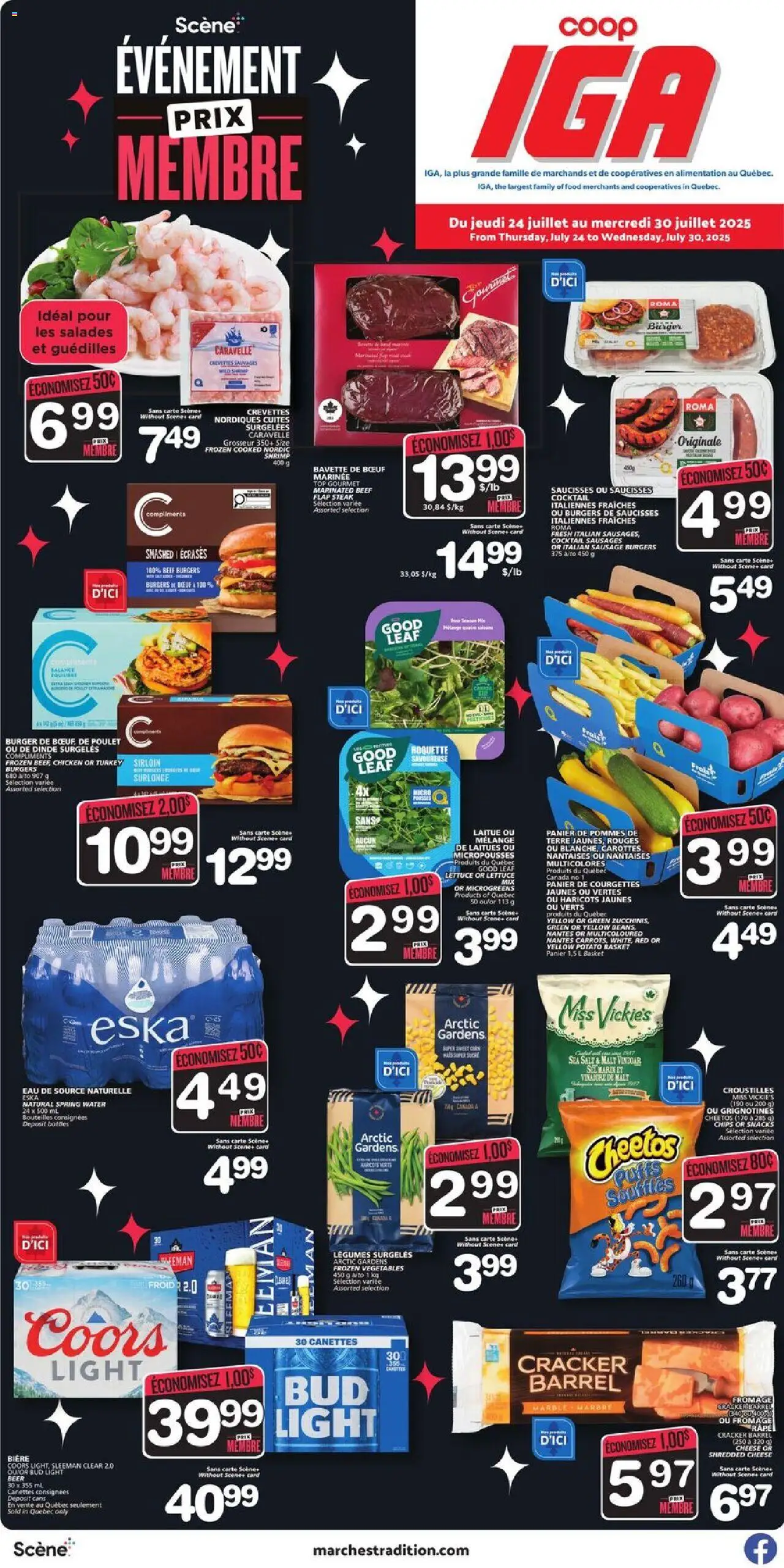 IGA flyer valid from Jul 24, 2025 - page number 1