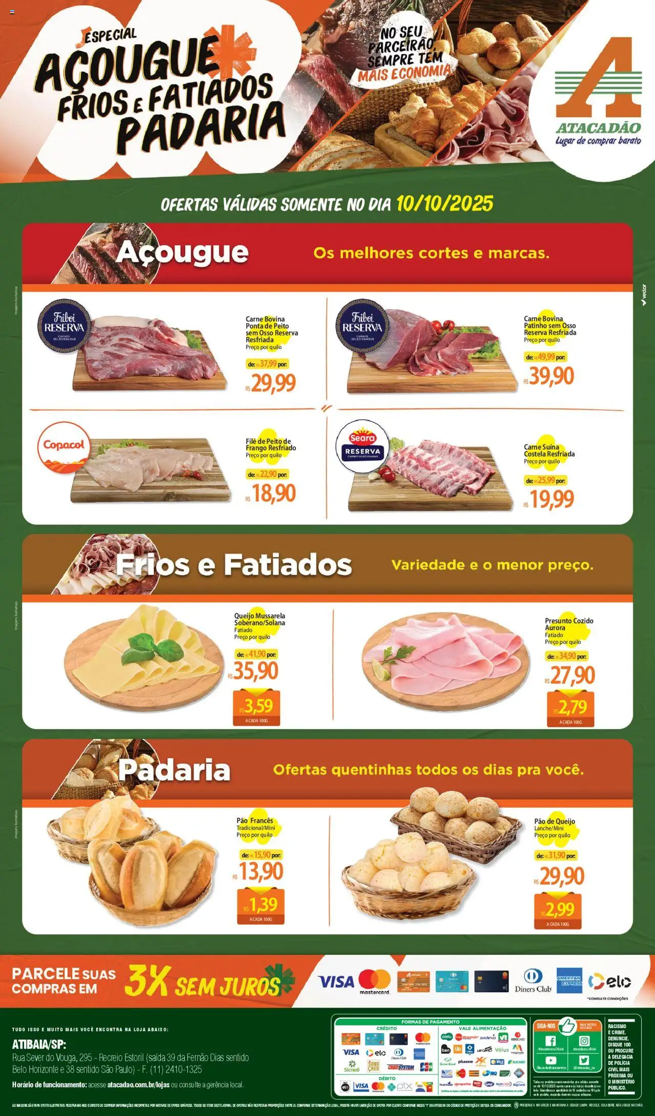 Atacadão folheto "Ofertas - SP" válido a partir de 10/10/2025 - número de página 1