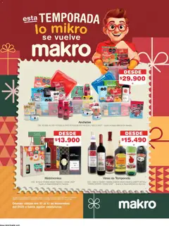  Vista previa del prospecto Ofertas Temporada del almacen Makro válida del 07/11/2025 al 13/11/2025