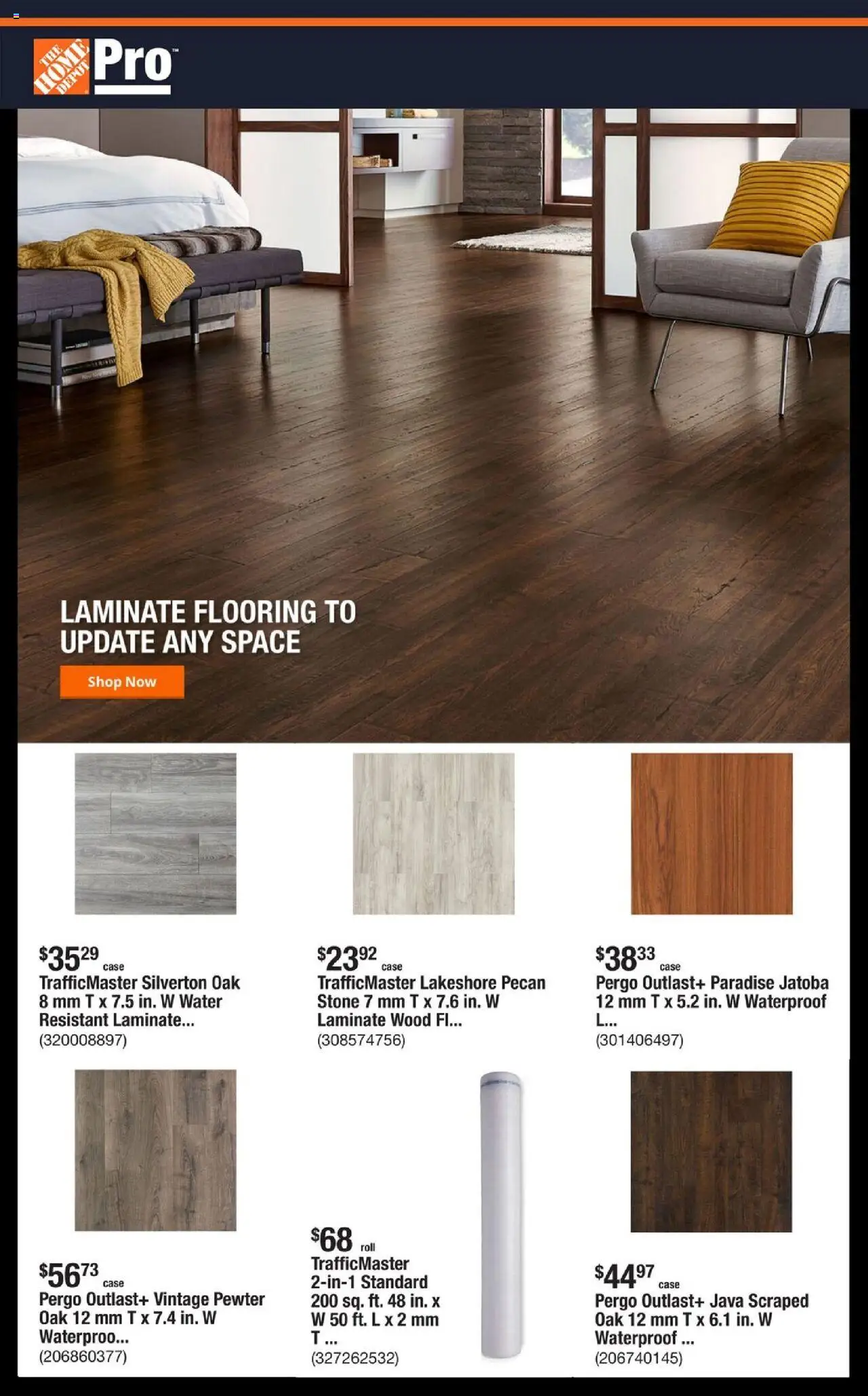 Home Depot Shop Pro Ad - FL from 09/22/2025 - Flyer - Page number 1