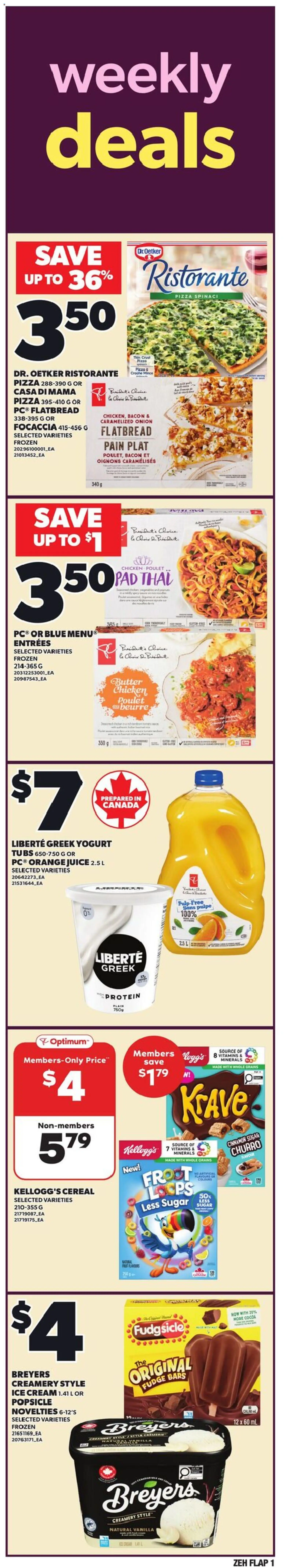 Preview of leaflet Zehrs weekly flyer / circulaire from shop Zehrs is valid from Apr 09, 2026