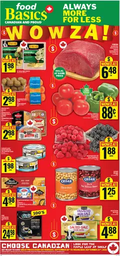 Un aperçu du dépliant Ancaster du magasin Food Basics est valide à partir 18 sept. 2025