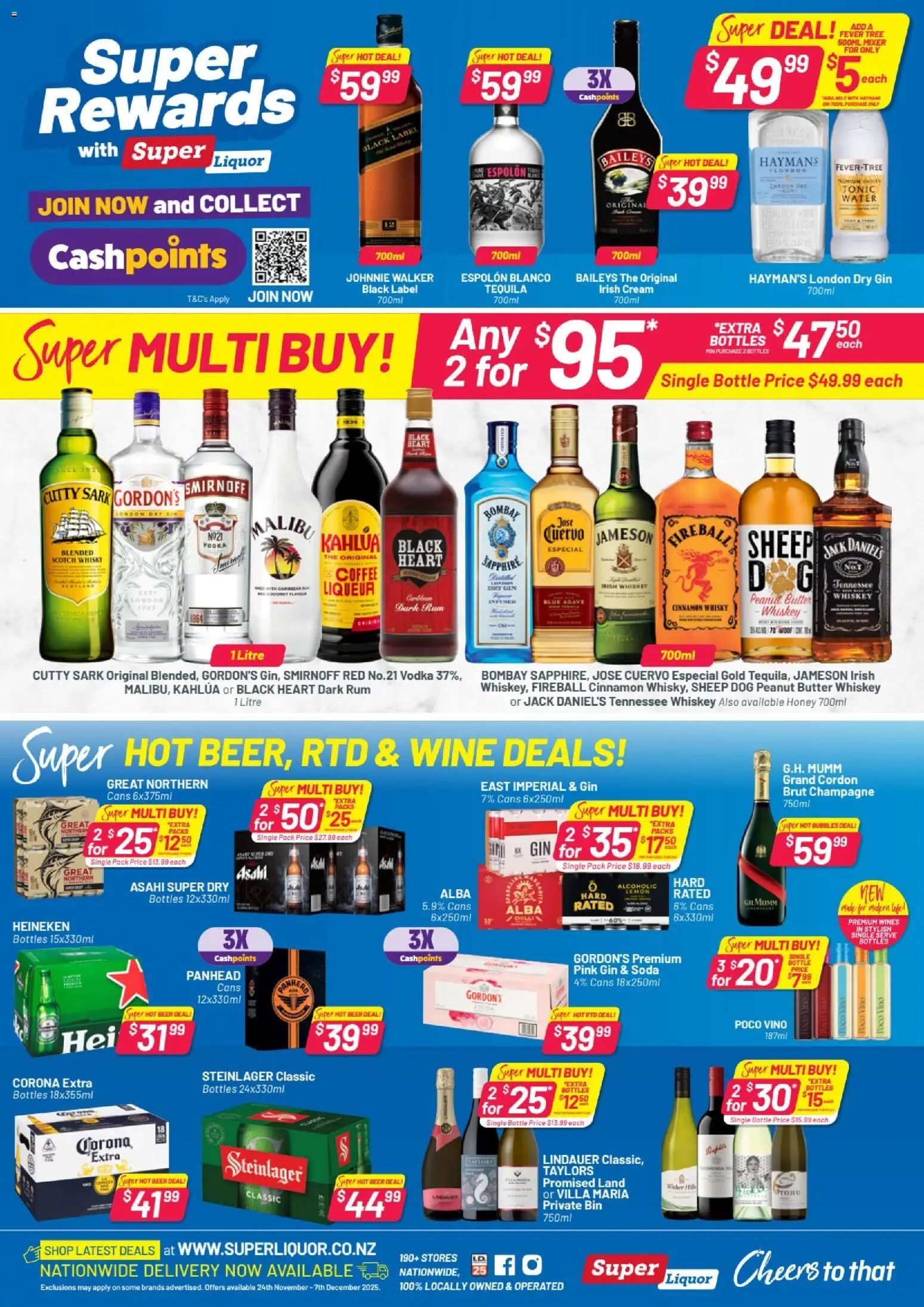 Preview of catalogue Catalogue from shop Super Liquor valid 24 Nov 2025