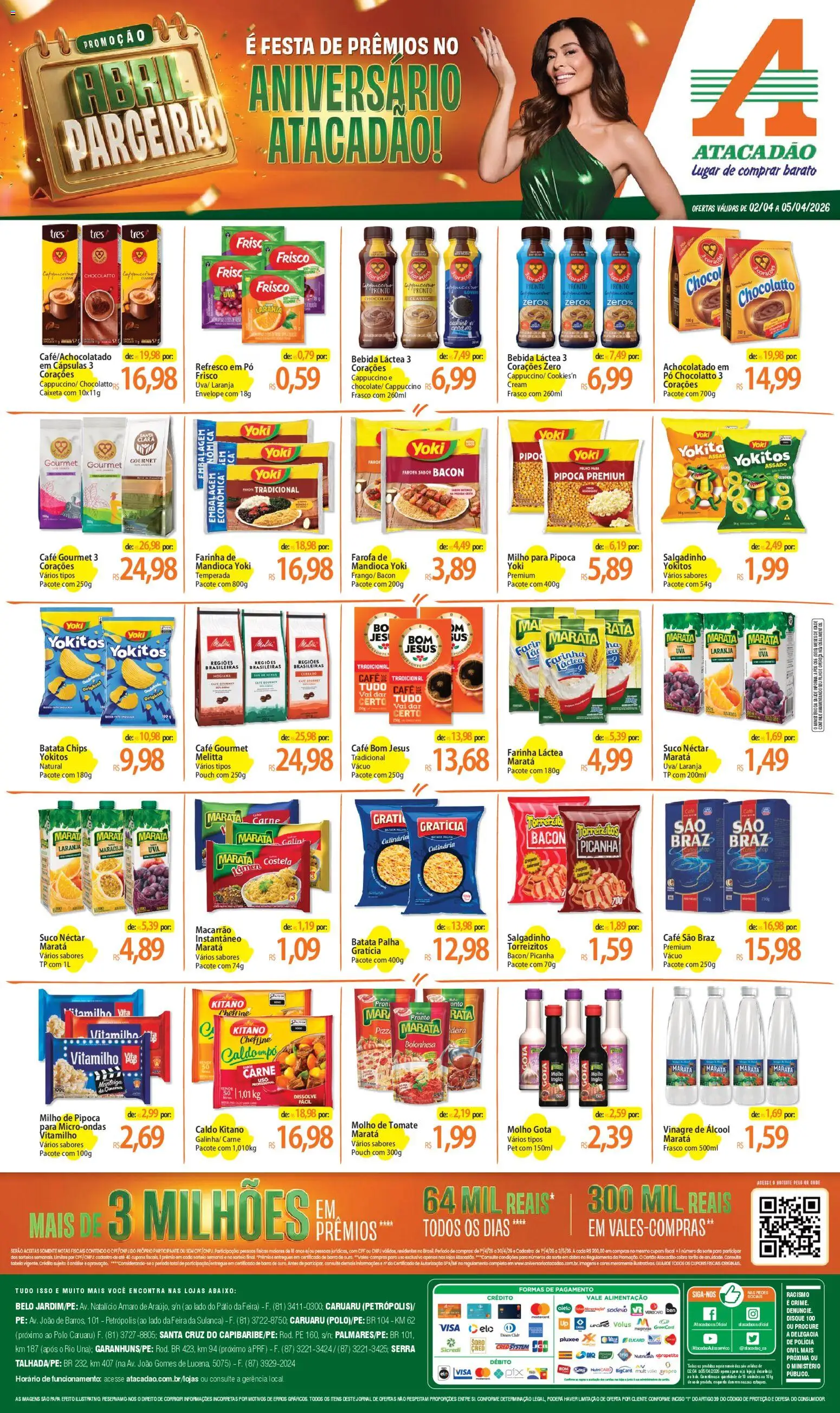 Pré-Visualização do folheto "Atacadão ofertas - PE" da loja Atacadão válido a partir de 02/04/2026