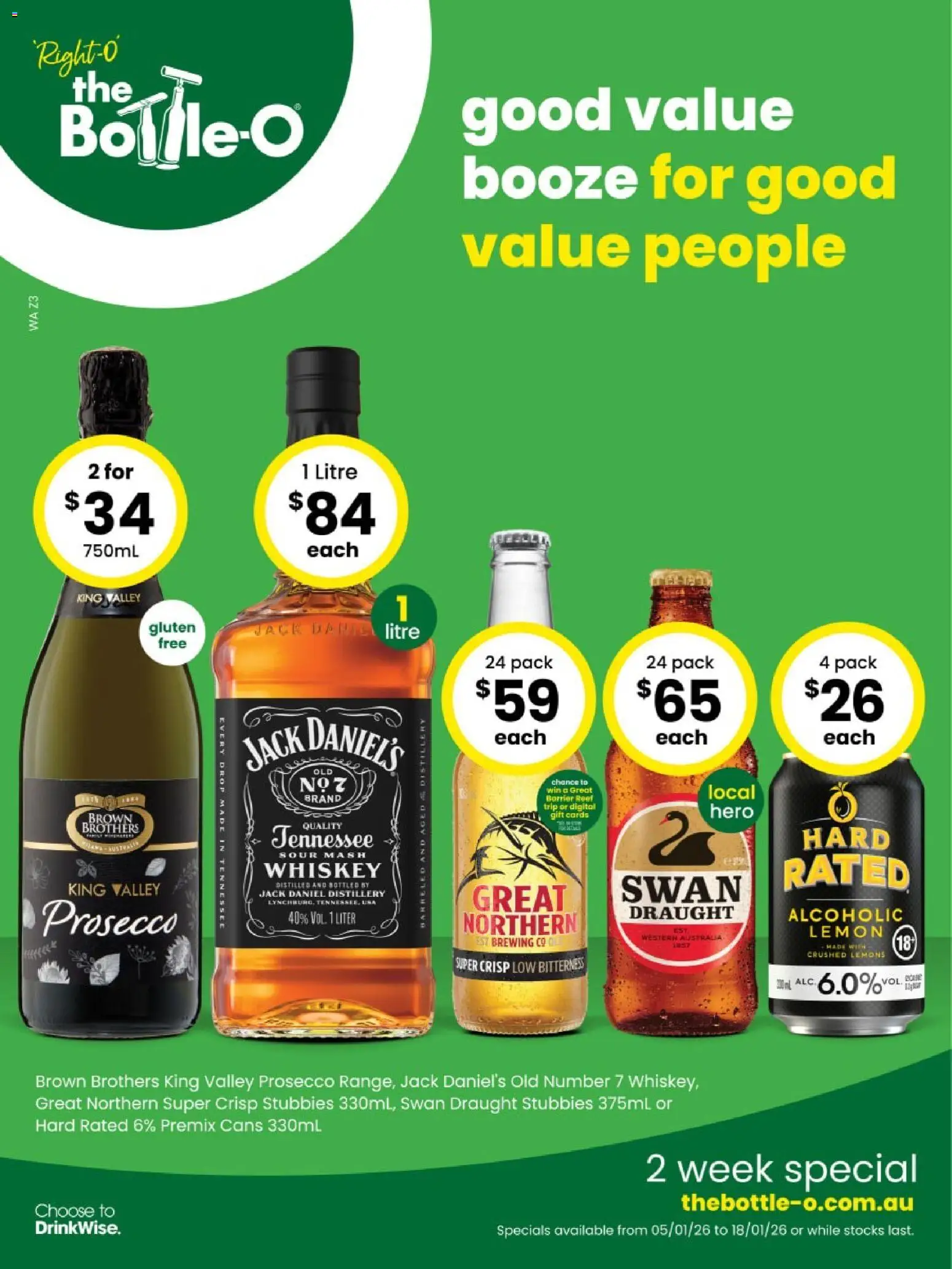 Preview of catalogue Catalogue BREMER BAY from shop The Bottle-O valid 05/01/2026