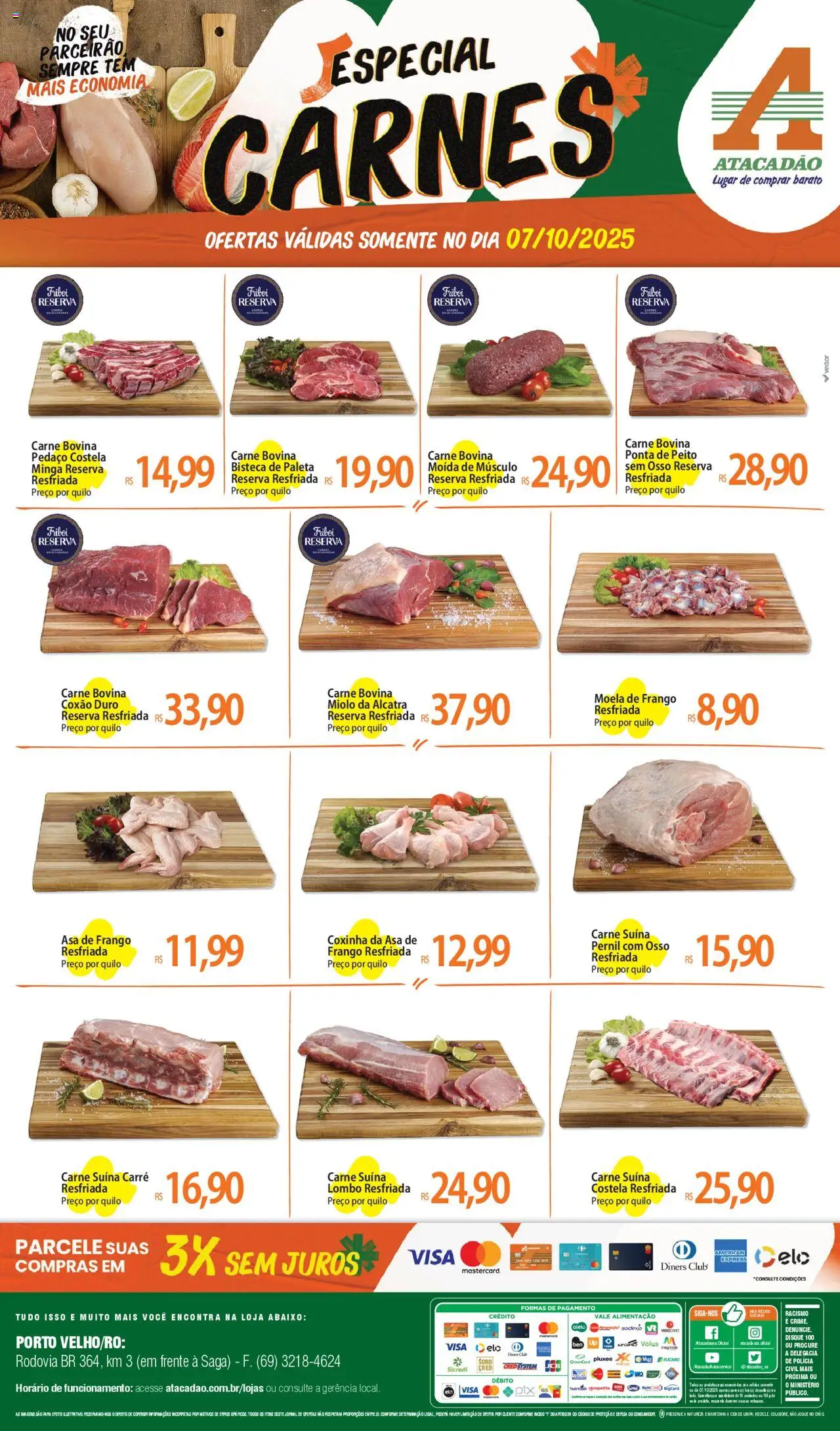 Atacadão folheto "Ofertas - RO" válido a partir de 07/10/2025 - número de página 1
