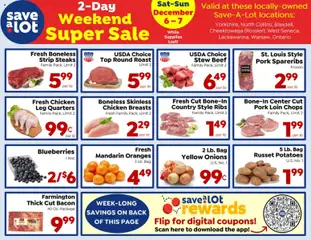 Ad Preview of Save a Lot Special Promotion from 12/06/2025