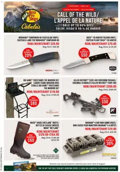 Preview of leaflet Weekly flyer / circulaire from shop Cabelas is valid from Mar 06, 2026