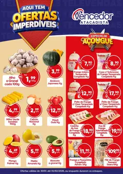 Pré-Visualização do folheto "Ofertas da semana" da loja Vencedor Atacadista válido a partir de 30/01/2026