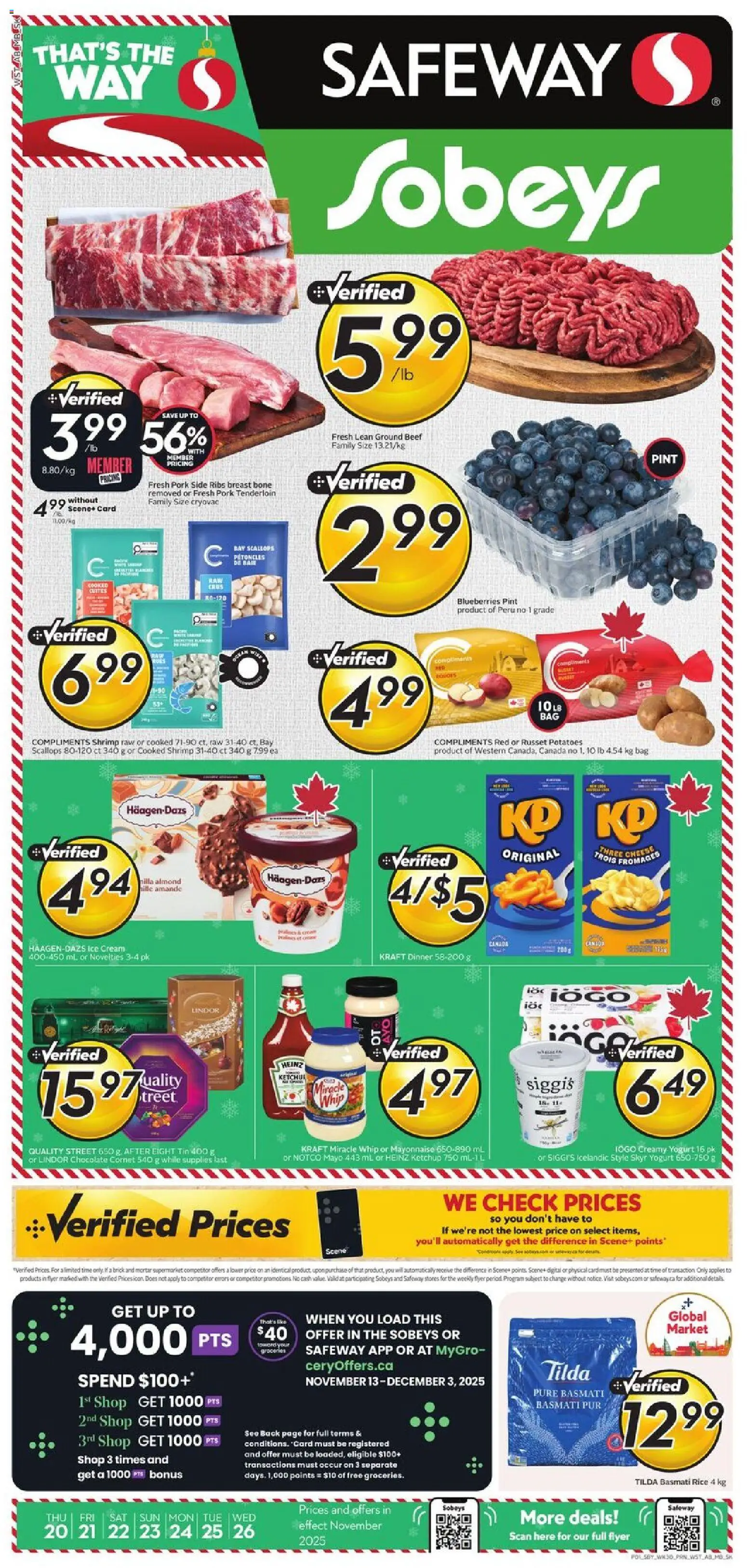Preview of leaflet Weekly Flyer - AB from shop Safeway is valid from Nov 20, 2025