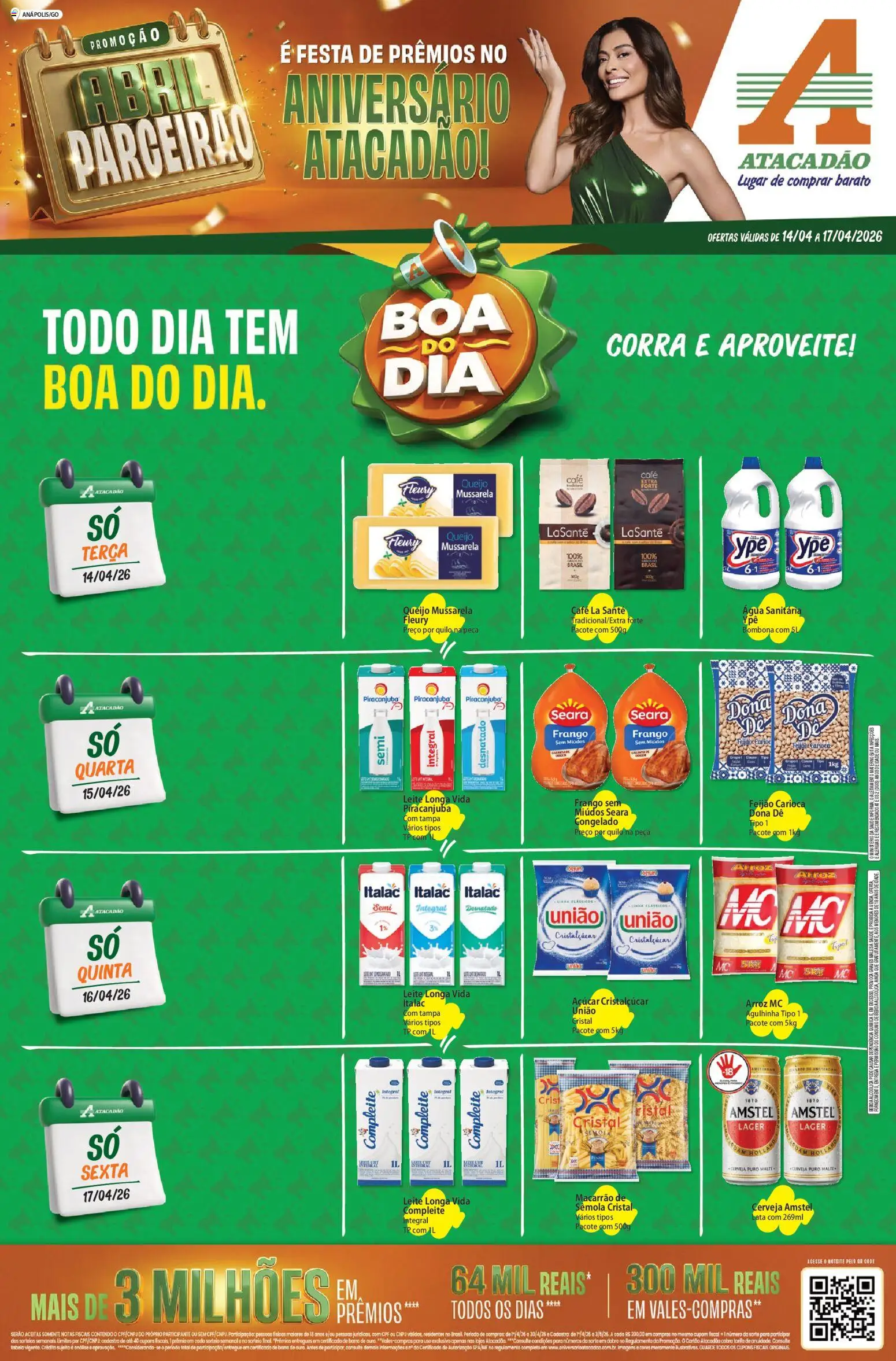 Pré-Visualização do folheto "Atacadão ofertas - GO" da loja Atacadão válido a partir de 14/04/2026