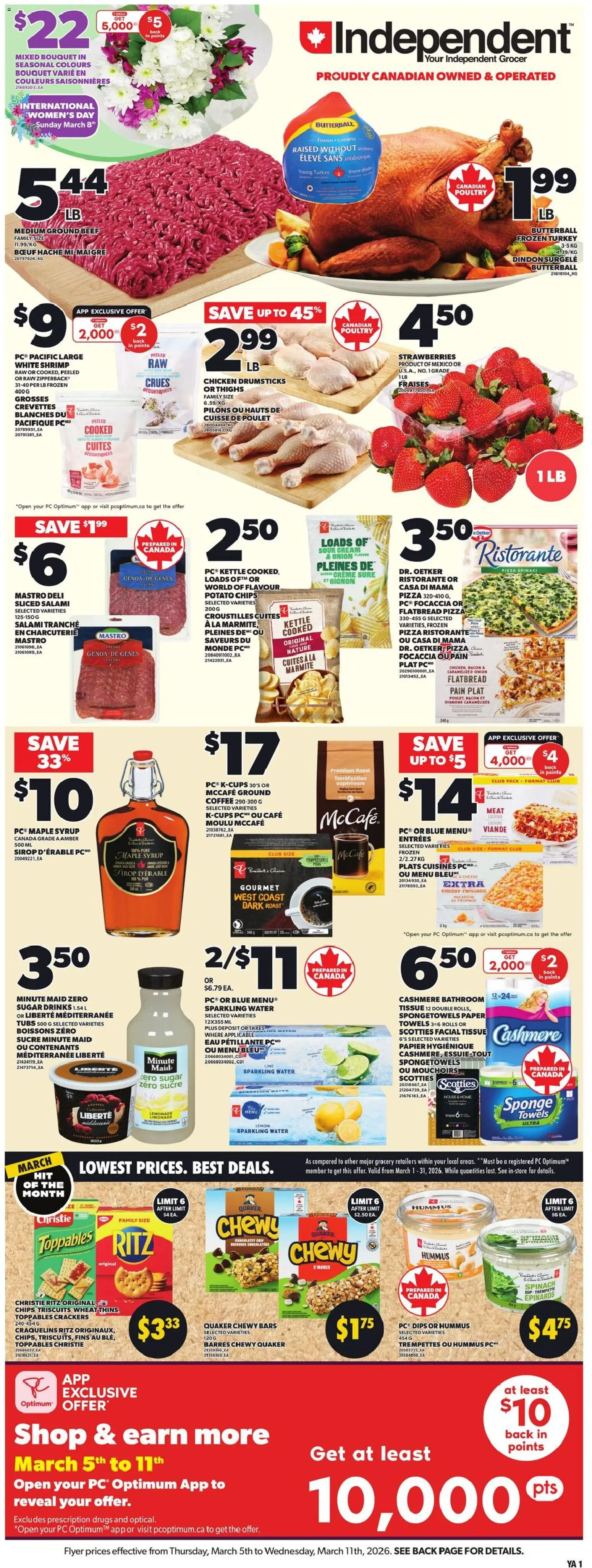 Preview of leaflet Independent Grocer weekly flyer - NS from shop Independent Grocer is valid from Mar 05, 2026