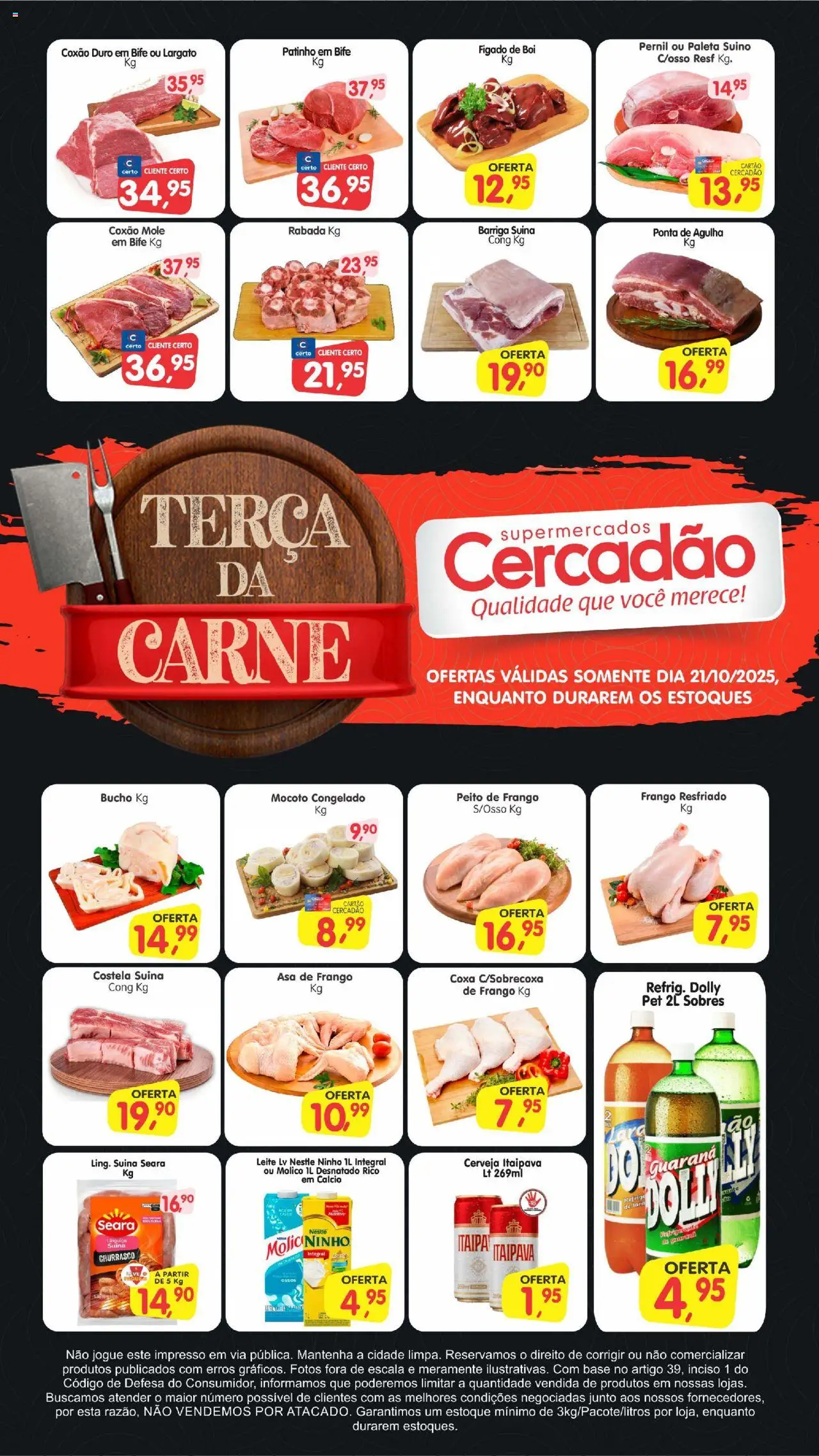Cercadão folheto "Ofertas da semana" válido a partir de 21/10/2025 - número de página 1