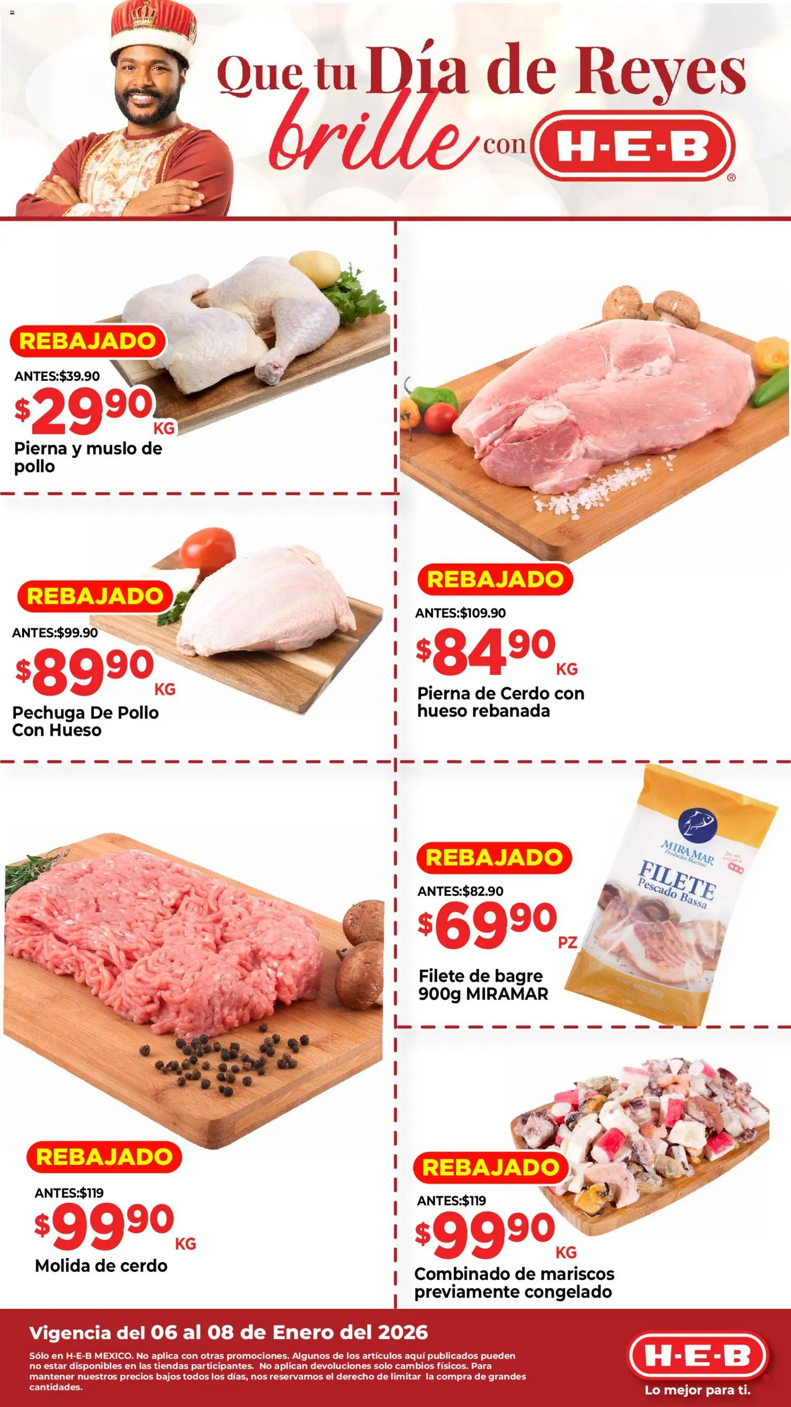 Vista previa las ofertas de la tienda H-E-B - Folleto desde el 06/01/2026 