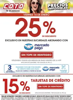 Vista previa del folleto de la tienda Coto válido desde el 16/01/2026 
