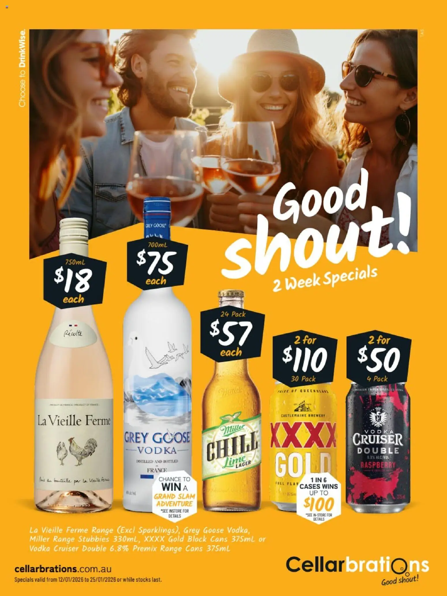 Preview of catalogue Catalogue TAS from shop Cellarbrations valid 12/01/2026