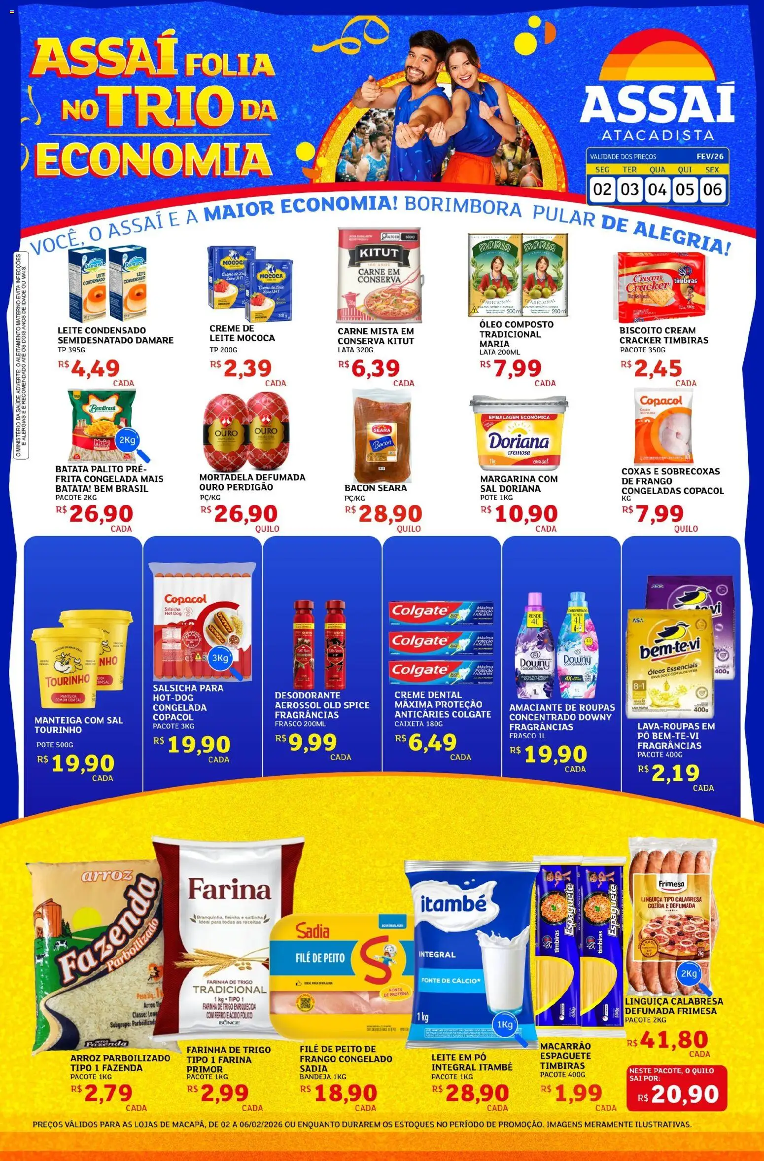 Pré-Visualização do folheto "Encarte - AP" da loja Assaí Atacadista válido a partir de 02/02/2026