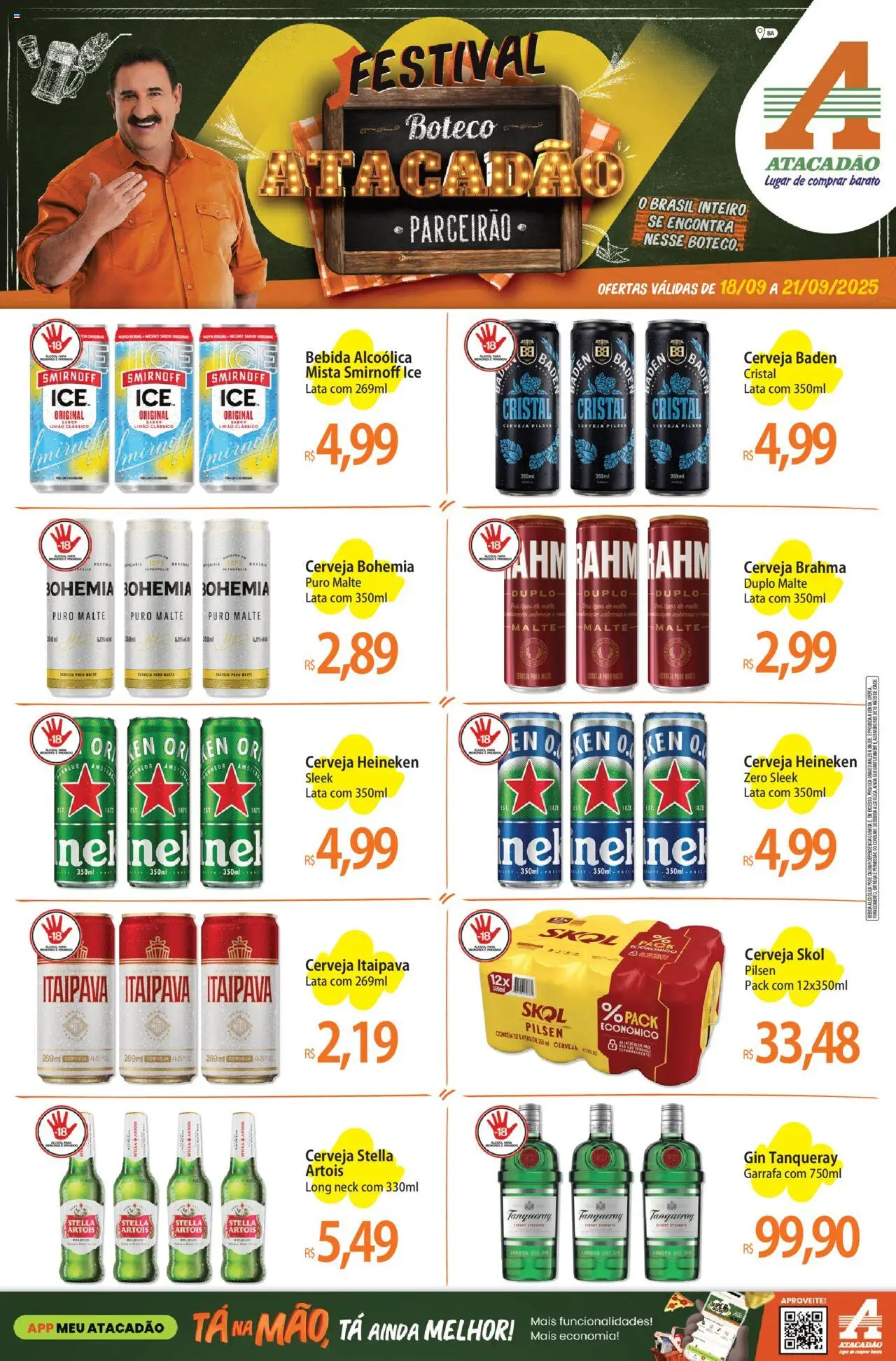Atacadão folheto "Ofertas - BA" válido a partir de 18/09/2025 - número de página 1