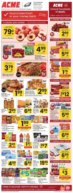 Ad Preview of Acme Weekly Ad - PA from 07/25/2025