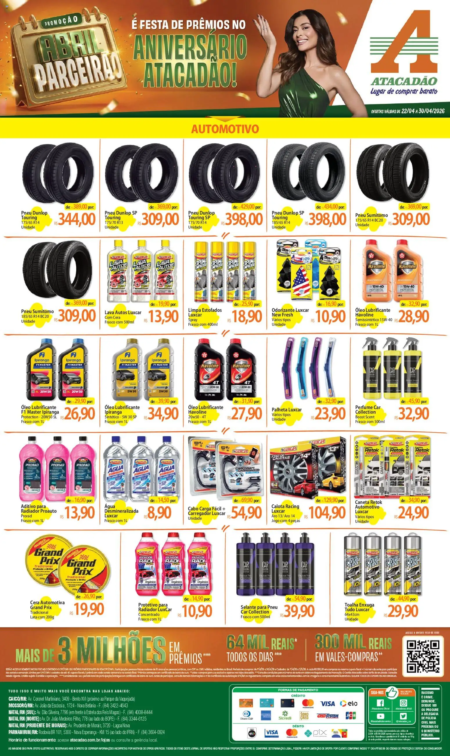Pré-Visualização do folheto "Atacadão ofertas - RN" da loja Atacadão válido a partir de 22/04/2026