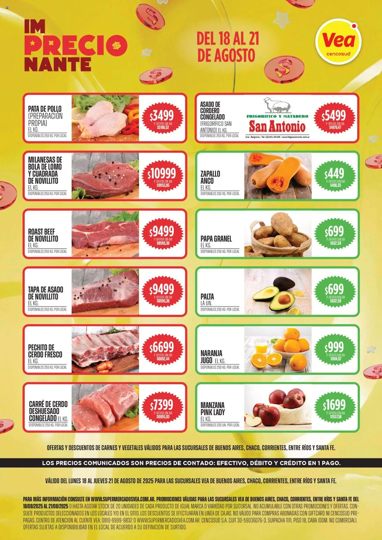 Vea Ofertas del 18/08/2025 >> Catálogo