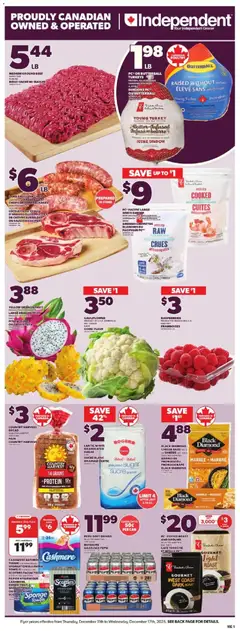 Preview of leaflet Weekly flyer / circulaire from shop Independent Grocer is valid from Dec 11, 2025 | Page: 3