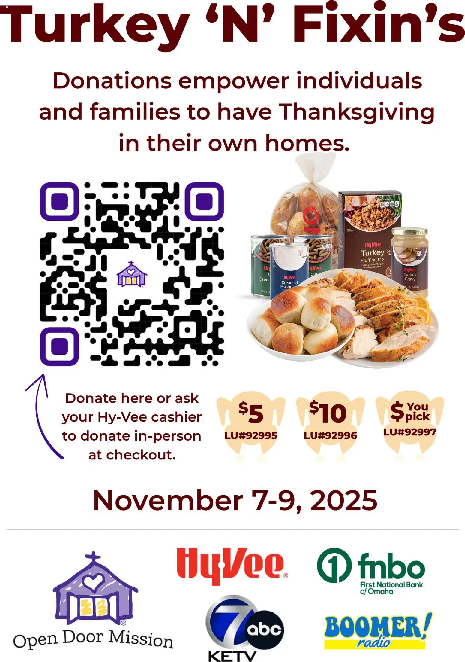 Ad Preview of HyVee Turkey N Fixin's from 11/07/2025