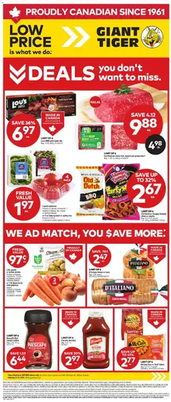 Un aperçu du dépliant Weekly Flyer du magasin Giant Tiger est valide à partir 4 févr. 2026