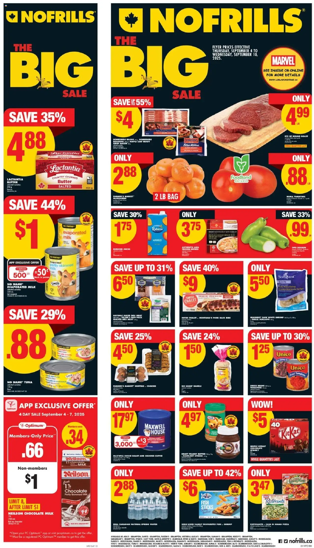 No Frills flyer valid from Sep 04, 2025 - page number 1