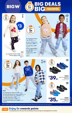 Preview of catalogue Big Deals Big Rewards from shop Big W valid 12/02/2026