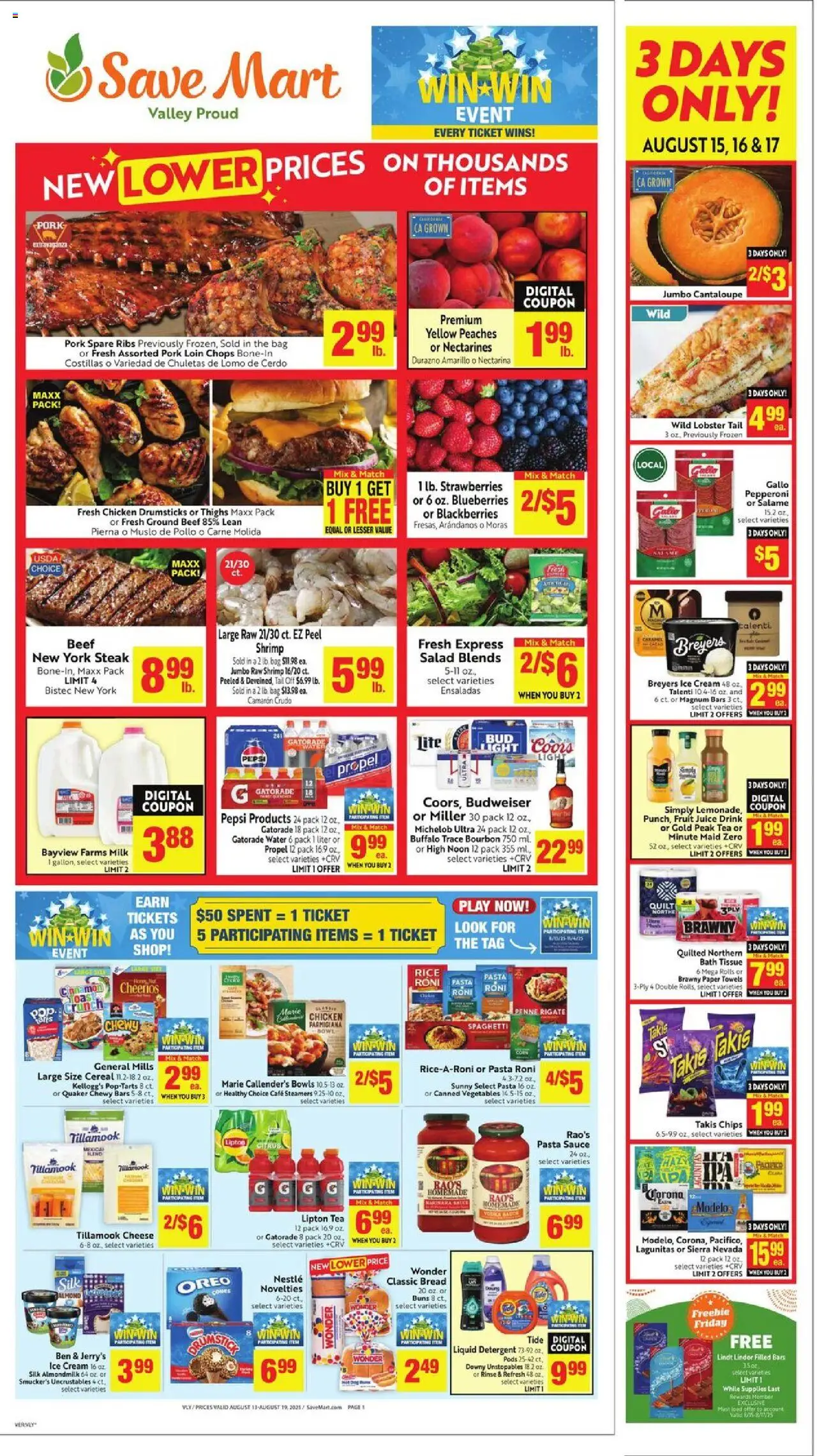 Save Mart Weekly Ad from 08/13/2025 - Flyer - Page number 1