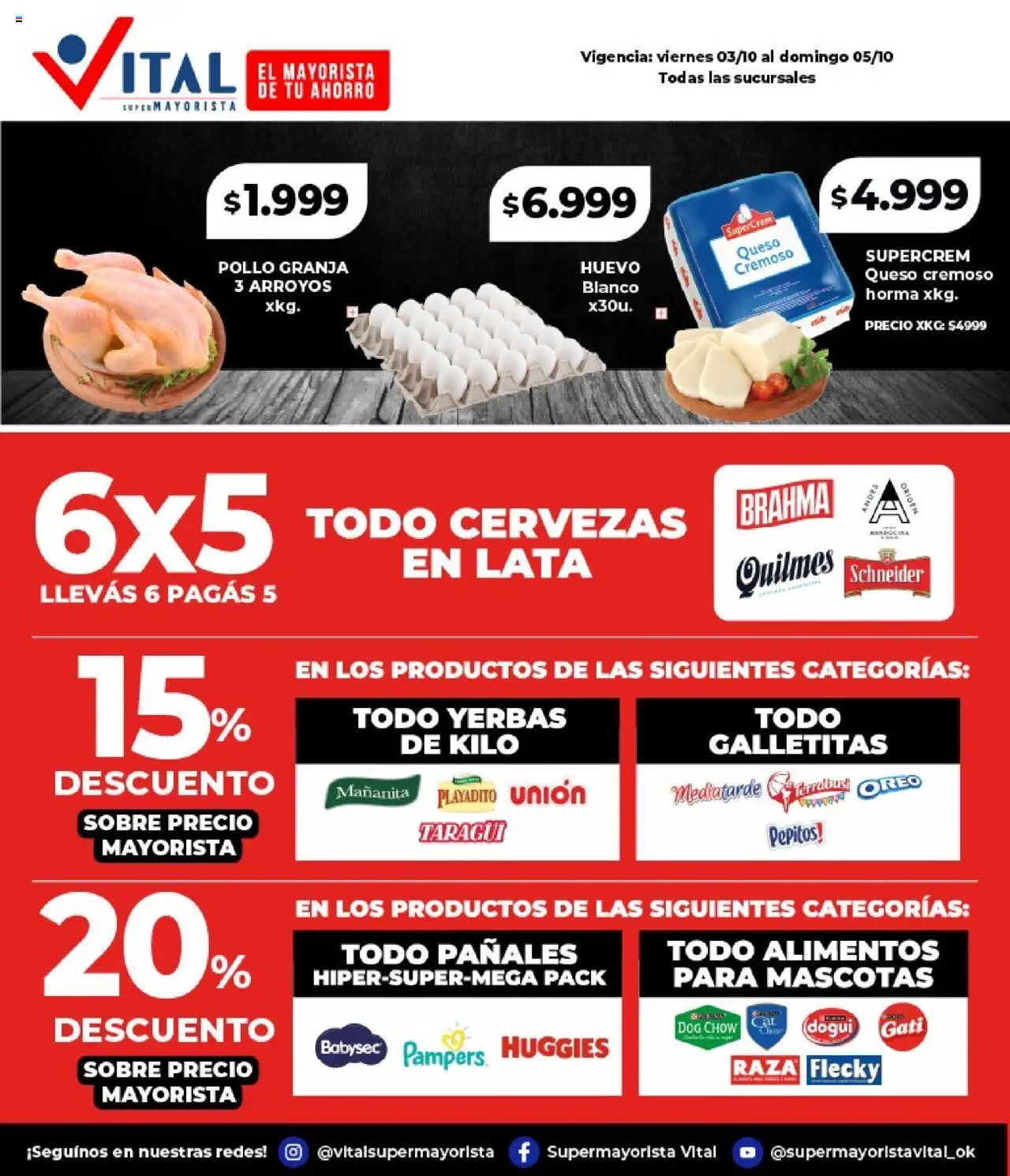 Vital Ofertas - San Justo del 03/10/2025 >> Catálogo