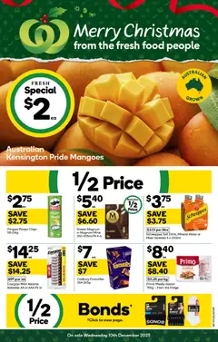 Preview of catalogue Weekly Specials Catalogue from shop Woolworths valid 10/12/2025