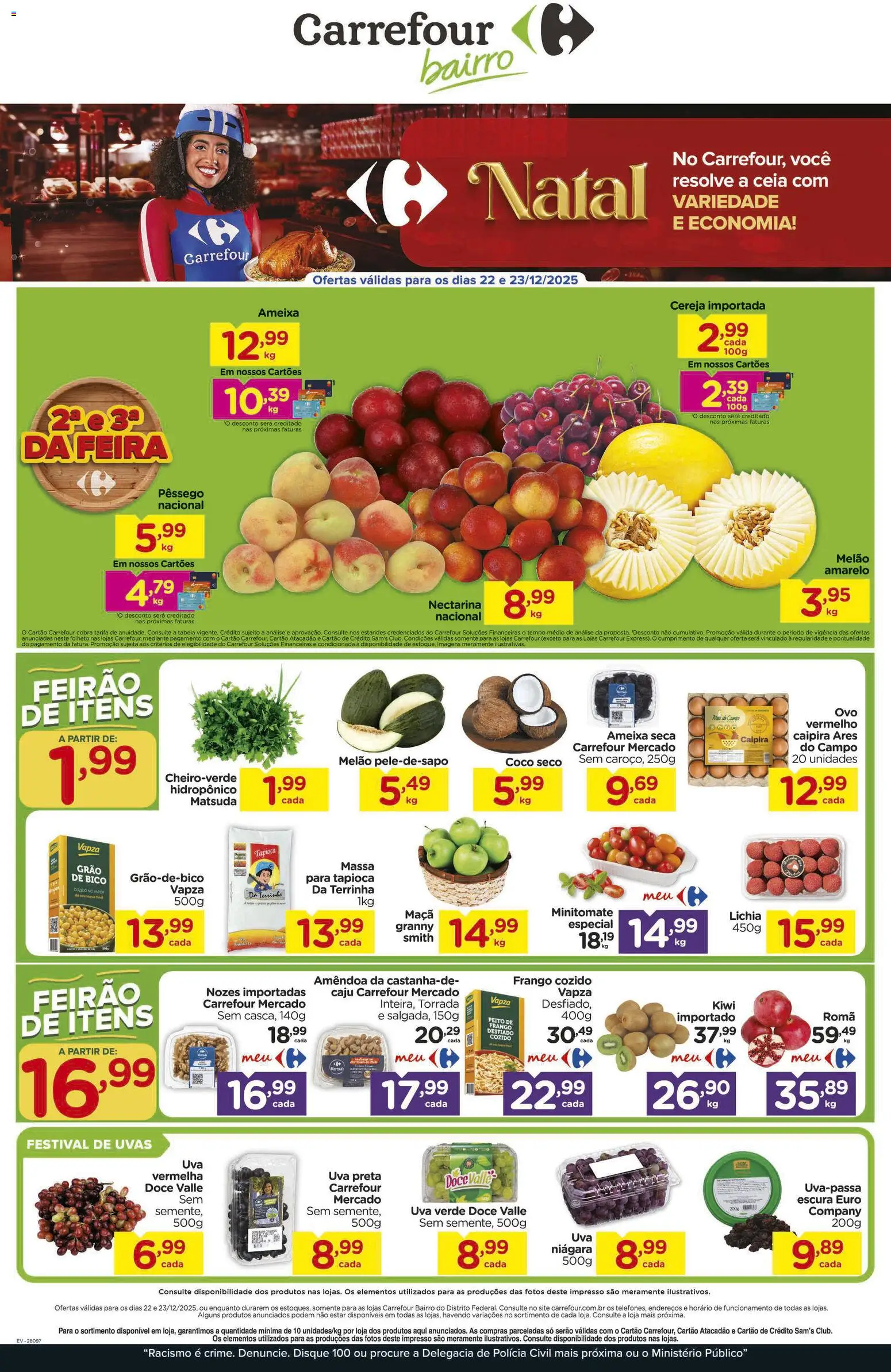 Pré-Visualização do folheto "Ofertas da semana" da loja Carrefour Bairro válido a partir de 22/12/2025