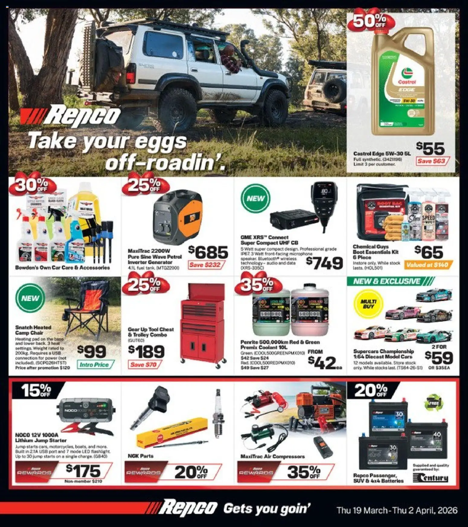 Preview of catalogue Repco catalogue from shop Repco valid 19 Mar 2026
