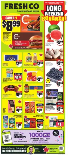 Preview of leaflet Weekly Flyer - ON from shop FreshCo is valid from Jul 31, 2025