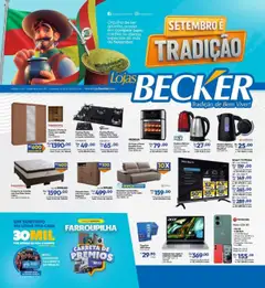 Pré-Visualização do folheto "Ofertas Setembro" da loja Lojas Becker válido a partir de 01/09/2025